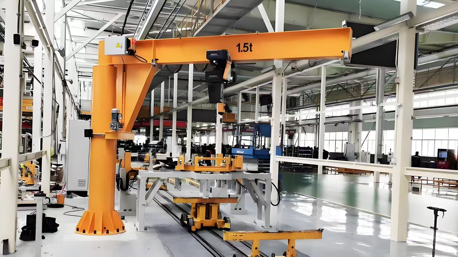 slewing jib crane 360 degree