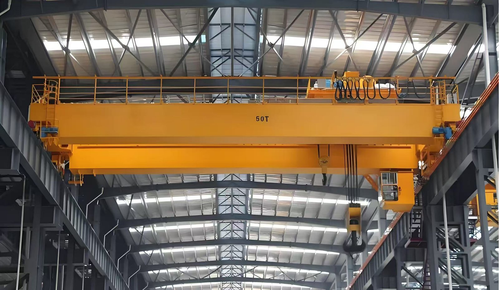50 ton double girder bridge crane